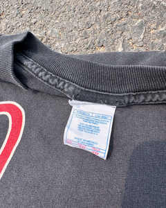 เสื้อยืดลายกรดไล่ระดับสีวินเทจสำหรับผู้ชายทรงโอเวอร์ไซส์ลายกราฟิกสไตล์ฮิปฮอปไฮสตรีทระบายอากาศได้แบบกำหนดเอง - Product Image 5