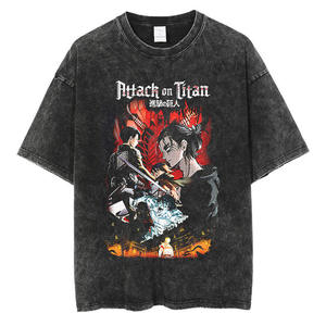 เสื้อยืดโอเวอร์ไซส์คุณภาพสูง ผ้าคอตตอนหนา 260 GSM สไตล์วินเทจ ล้างสีแบบแอซิดวอช ไซส์ใหญ่พิเศษ  รับสกรีนโลโก้ เสื้อผ้าจากบังกลาเทศ - Product Image 4