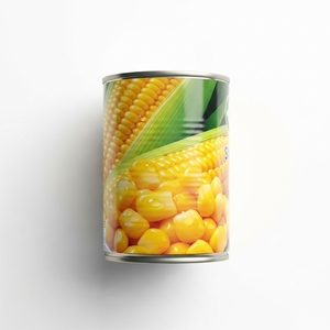 Maïs sucré en conserve Golden Kernels, en saumure, pour les acheteurs en gros, avec des boîtes à ouverture facile et un emballage en carton pour l'exportation en caisses - Product Image 1