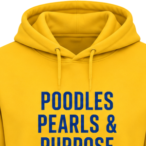 เสื้อฮู้ดมหาวิทยาลัยสำหรับผู้หญิง Sigma Gamma Rho สีเหลือง แบบสั่งทำพิเศษ พร้อมตัวอักษรกรีก เสื้อฮู้ดลำลอง สไตล์สตรีทแวร์สำหรับชมรมนักศึกษา - Product Image 6