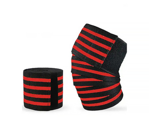 Genouillères de sport unisexes en coton avec logo personnalisé, respirantes, élastiques, de compression, pour la musculation et le powerlifting - Product Image 1