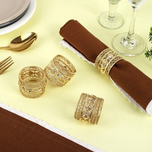 Elegante Anillo de Servilleta de Metal, Accesorio para Servilletas, Ideal para Mesa de Comedor, Bodas, Fiestas, Restaurantes y Banquetes - Product Image 5