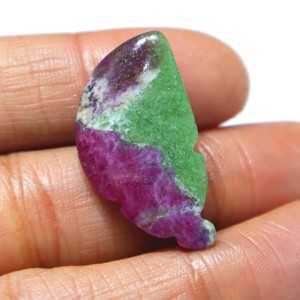 Cabujón de Zoisita Rubí Natural Tallado, Gema de Rubí Tallada a Mano, Piedra Suelta Lisa, Proveedor Mayorista para Joyería - Product Image 3