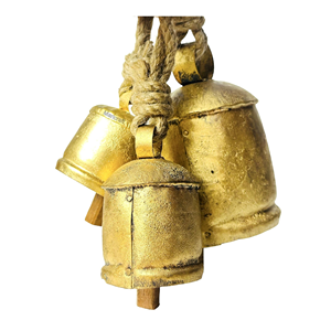 Campana de Metal Rústica de Estilo Vintage de 3 Pulgadas, Pequeña Campana de Metal Antigua para Decoración Navideña, Idea de Regalo - Product Image 2