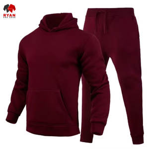 ชุดวอร์มพิมพ์ลายสำหรับผู้ชายไซส์ใหญ่ รุ่นเรกูลาร์ฟิต ยี่ห้อ Ryan Pro Gear แห้งเร็ว เป็นมิตรกับสิ่งแวดล้อม ผลิตจากโพลีเอสเตอร์ 100% ลายเรียบ - Product Image 1