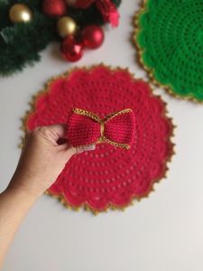 Anillos de Servilleta de Ganchillo Hechos a Mano de Primera Calidad con Diseño Artístico para Decoración de Mesa de Comedor, Bodas, Fiestas y Uso Doméstico - Product Image 4