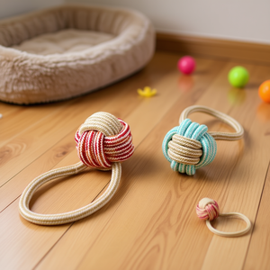 Jouet à mâcher pour animaux de compagnie en corde de chanvre Yommy, 17 cm, 60 g - Product Image 3