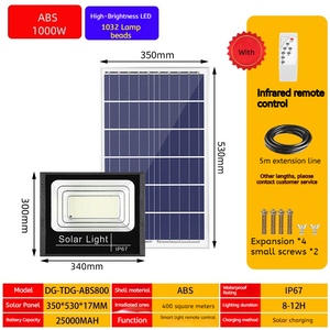Reflector LED Exterior de Alta Calidad de 1000W, IP67 Impermeable, Cuerpo de ABS, 6000K Luz Diurna, Certificado CE para Iluminación de Jardín - Product Image 6