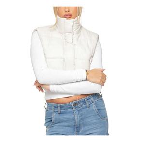 Nuevo Diseño, Chaleco Informal de Moda para Mujer, Holgado, con Bolsillos con Cremallera, Chaqueta Acolchada para Mujer - Product Image 2