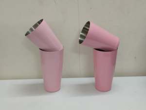 Stainless Steel Powder Coated Boston Shaker Set of 2 Pcs with 28 oz & 18 oz Capacity Handmade Durable Luxury <b>Bar</b> <b>Tools</b> - Product Image 2