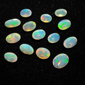Opale éthiopienne naturelle, taille ovale, couleur arc-en-ciel, pour la fabrication de bijoux, Zehra Gems and Jewellery - Product Image 5