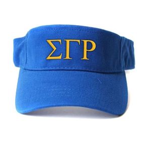 หมวกแก๊ปปักลาย Sigma Gamma Rho สีน้ำเงินรอยัล สำหรับชมรมนักศึกษากรีก หมวกกันแดดสำหรับผู้หญิง ปรับขนาดได้ หมวกกีฬา หมวกลำลองสำหรับวิทยาลัย หมวกสำหรับกิจกรรมกลางแจ้ง - Product Image 1