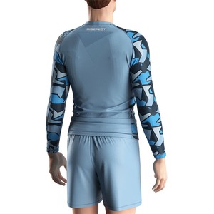 Men's Sleeveless Sublimated Rash Guard <b>Shirt</b> Geometric Print Quick Dry Polyester/Cotton UPF50+ Anti-Bacterial Breathable Workout - Product Image 5