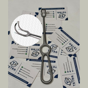 Écarteur thyroïdien vert 8,75 pouces en acier inoxydable pour chirurgie de la thyroïde, écarteur de col pour thyroïdectomie, instruments chirurgicaux ORL CE - Product Image 1