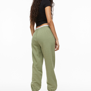 Pantalones Deportivos Holgados de Color Sólido con Cordón Ajustable, Pantalones de Pierna Recta, Pantalones Deportivos Extra Grandes - Product Image 4