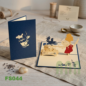 Handmade Traditional Japan Souvenir Greeting Paper Gift Thanksgiving Day Anniversary Pop-Up <b>Card</b> Birthday Valentine's Day Matte - Product Image 4