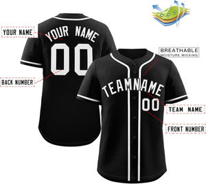 Maillots de baseball personnalisés de haute qualité à prix abordable, 100 % polyester, sublimés, respirants, découpe automatisée, unisexes - Product Image 2