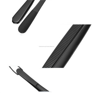 Pinzas Quirúrgicas Negras con Punta Redonda, Instrumento Manual con Certificación CE Clase I para Uso en Quirófanos - Product Image 4