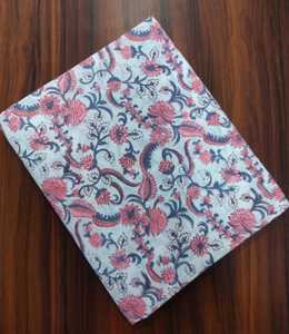 Tela estampada a mano con bloques, tela india estampada a mano, tela de algodón suave y ligera, directo de fábrica, precio al por mayor - Product Image 1