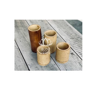 Vaso Reutilizable de Bambú Natural Premium GREEN para Café, Té, Agua y Suministro para Exportación - Product Image 1