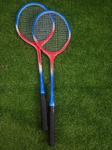 Unisex Customize All Sizes and Colours Wooden Badminton Racket Tennis With Gripy Soft Handle Hard Netting and Custom Logo - Product Image 6