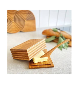 Caja de mantequilla de madera, plato rectangular de madera maciza, platos y recipientes, caja de mantequilla de madera, mejor precio - Product Image 5