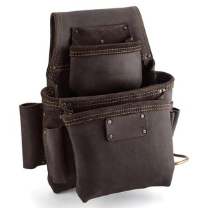 Best Selling Customized Solid Color Genuine Leather Knife-<b>Roll</b> <b>Tool</b> <b>Bags</b> New Arrival OEM Support Your Own Logo Custom Label - Product Image 6