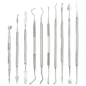 Kit d'instruments chirurgicaux dentaires professionnels en acier inoxydable de haute qualité, outils de sculpture de cire personnalisables à alimentation manuelle - Product Image 2