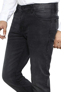 Fabricant de pantalons en jean pour hommes sur mesure, vente en gros OEM, streetwear, jeans pour hommes de haute qualité, coupe droite, pantalon en jean d'été - Product Image 3