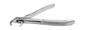 Forceps d'extraction dentaire manuels ergonomiques n° 74 instruments réutilisables autoclavables en acier inoxydable chromé - Product Image 2