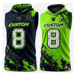 Custom Reversible Flag Football Jerseys <b>Lime</b> <b>Green</b> Blue High Energy 7on7 Football Jerseys Digital Sublimation Team Sportswear - Product Image 1