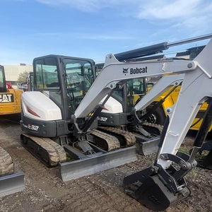 รถขุดขนาดเล็ก Bobcat E32 คุณภาพสูง ราคาโรงงาน เครื่องยนต์ Kubota 1.5 ตัน รถขุดตีนตะขาบขนาดเล็ก 1500 กก. รถขุดขนาดเล็กสำหรับงานเกษตร - Product Image 2