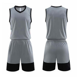 Tenues de basket respirantes au design tendance, prix bas, ensembles d'uniformes d'équipe de basket par sublimation - Product Image 4