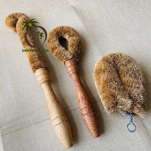 Cepillo de limpieza de cocina de coco multiusos Uso ecológico y sostenible del producto de origen de residuos agrícolas - Product Image 6