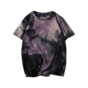 เสื้อยืดโอเวอร์ไซส์ทำจากผ้าฝ้าย100% สตรีทแวร์ผ้าคอตตอนแบบไล่สี - Product Image 2