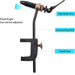 Pince à lier en acier inoxydable - Outil pratique pour la montage de mouches et ajustements multiples pour leurres et jigs de pêche à la mouche - Product Image 3