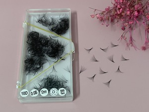 ขนตาปลอมสำหรับสตูดิโอขนาดความยาว7มม.-20มม. สำหรับมืออาชีพขนตาปลอมเพิ่มความยาวได้10D-20D ปรับแต่งโลโก้ได้ตามต้องการ - Product Image 6