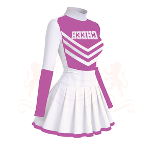 Tenues d'entraînement de cheerleading sur mesure avec logo OEM, tailles plus grandes, robes, jupes, uniformes, costumes pour enfants, jeunes et femmes - Product Image 3