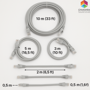 Bền 5M CAT6 LAN UTP cáp đồng RJ45 kết nối tốc độ cao Ethernet vá dây cho xây dựng ngoài trời ứng dụng công nghiệp - Product Image 2