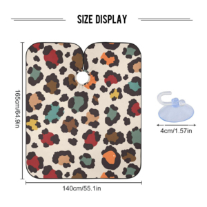 Capa de Salón con Logotipo Personalizado de Harbor Industry, de Alta Calidad, con Estampado de Leopardo, Impermeable, Cierre Ajustable a Presión, Servicio OEM, MOQ Bajo - Product Image 3