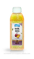 Goedkope Prijs Passievruchtensap Met Basilicumzaaddrank 290Ml Glazen Fles Thailand Dranken Gratis Private Label Gratis Monster