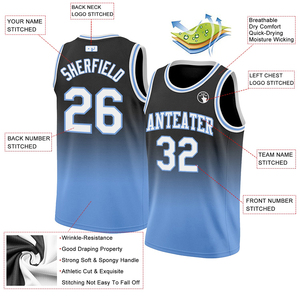 Camiseta de Baloncesto Profesional sin Mangas, Talla Grande, Unisex, Ropa Deportiva OEM, Diseño Sublimado, Logotipo Bordado del Equipo - Product Image 3