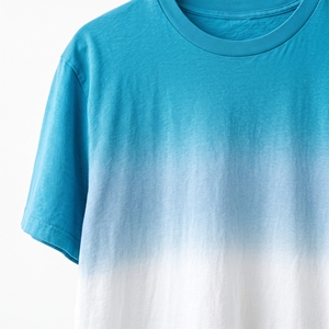 เสื้อยืดผู้ชายลายไล่สีสไตล์ศิลปะลำลองสำหรับฤดูร้อน รับผลิตแบบ OEM ODM ขายส่งจากโรงงาน สีตามสั่ง MOQ ต่ำ - Product Image 6