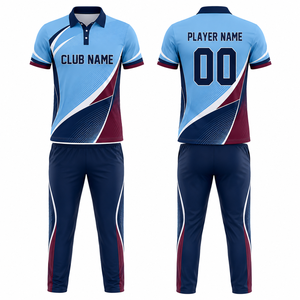 Uniforme Deportivo Personalizado con Sublimación, 100% Poliéster, Sin Costuras, Unisex, Conjunto de Camiseta y Pantalones, Transpirable, con Tecnología de Detección de Agujas - Product Image 1