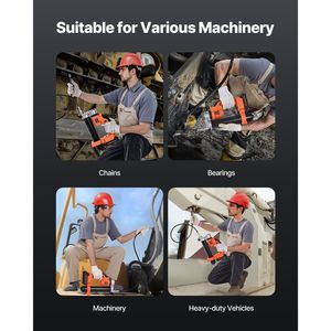 Kit pistola elettrica Cordless 20V con tubo da 30 pollici e pistole antigrasso per batteria - Product Image 6