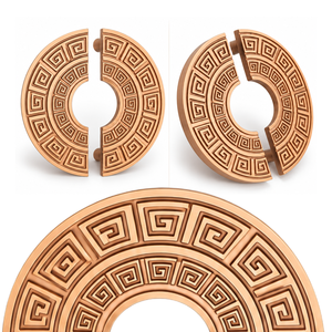Luxury Style Brass Furniture Double <b>Door</b> Handle Durable Traditional Design Custom Shape Eco-Friendly Easy Installation - Product Image 4