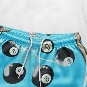 Shorts de football réversibles personnalisés unisexes à sublimation, séchage rapide, respirants, en maille, pour l'été, rugby, football, design fin - Product Image 4