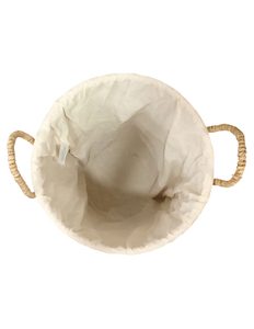 Panier de rangement artisanal en jacinthe d'eau avec couvercle, design vintage rectangulaire, écologique, organisateur domestique polyvalent, Ho Chi Minh - Product Image 2