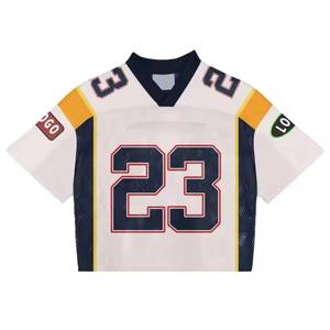 Nuevas Camisetas Deportivas de Fútbol de Alta Calidad, MOQ Bajo, Personalizadas por Sublimación, 100% Poliéster, Manga Corta, Cuello en V, Tallas Grandes, Uniformes para Equipos, Todas las Temporadas - Product Image 3