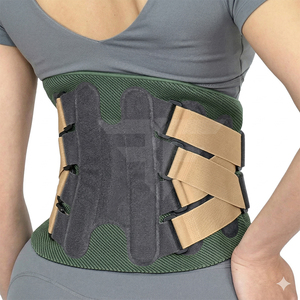 เข็มขัดพยุงหลังแบบรัดเอว  พร้อมแผ่นรองรับแรงกดที่สบาย  โครงเหล็กเสริมความแข็งแรง - Product Image 1